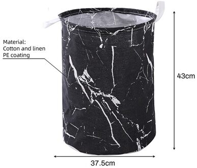 1Pc Opvouwbare Wasmand Grote Capaciteit Wasmand Vuile Kleren Opslag Organizer Emmer Homehold Opbergtas B1 37.5x43cm