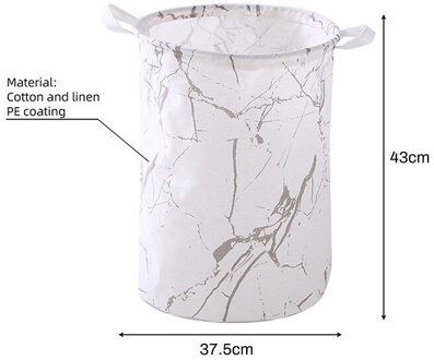 1Pc Opvouwbare Wasmand Grote Capaciteit Wasmand Vuile Kleren Opslag Organizer Emmer Homehold Opbergtas B3 37.5x43cm