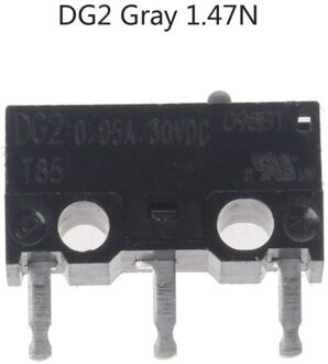 1Pc Originele Cherry Muis Micro-schakelaar DG2 T85 0.05A 30VDC DG4 T85 1A 125VAC 1A30VDC DG2 DG4 Grijs 1.47N zwart 0.74N Punt DG2 grijs 1.47N