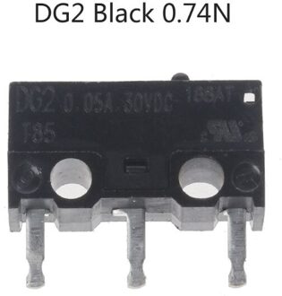 1Pc Originele Cherry Muis Micro-schakelaar DG2 T85 0.05A 30VDC DG4 T85 1A 125VAC 1A30VDC DG2 DG4 Grijs 1.47N zwart 0.74N Punt DG2 zwart 0.74N
