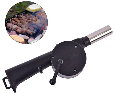 1Pc Outdoor Koken Bbq Ventilator Air Blower Voor Barbecue Fire Bellows Hand Crank Tool Voor Picknick Camping