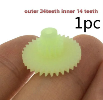 1pc outer 34T inner 14T gear for TASCAM 112MK2 122MK3 cassette deck