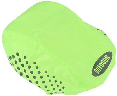 1Pc Oxford Doek Reflecterende Fiets Helm Cover Waterdicht Winddicht Fiets Helm Regen Covers groen