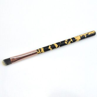 1Pc Paars Hoofd Uv Gel Tekening Schilderij Borstel Nail Art Pen Fototherapie Borstel Gradiënt Borstel Wit Handvat Voor Manicure diy Tool zwart