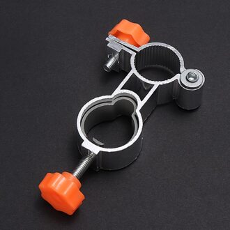 1Pc Paraplu Universele Standhouder Beugel Vissen Stoel Verstelbare Mount Vaste Clip Aluminiumlegering Klem Vissen Accessoires oranje
