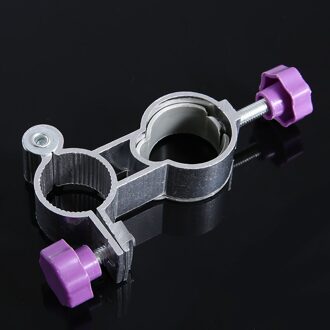 1Pc Paraplu Universele Standhouder Beugel Vissen Stoel Verstelbare Mount Vaste Clip Aluminiumlegering Klem Vissen Accessoires paars