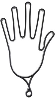 1Pc Past Alle Maten Golf Handschoenen Rek Drogen Frame Golf Accessoires Handschoenen Rack zwart