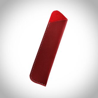 1Pc Pen Pouch Case Kids Lonende Synthetisch Leer Pen Tas Vulpen Balpen Houder W