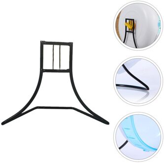 1Pc Pet Hamster Loopwiel Opbergrek Kleine Huisdier Run Speelgoed Beugel (Zwart)