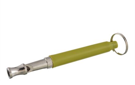 1Pc Pet Hond Kat Training Gehoorzaamheid Fluitje Ultrasone Supersonic Sound Repeller Pitch Stop Barking Rustig Levert #15 groen
