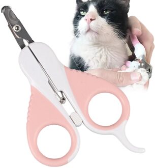 1Pc Pet Nagelknipper Mode Professionele Ergonomische Kitten Claw Trimmer Puppy Nagelschaartje Kat Levert 2 Kleuren