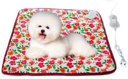 1Pc Pet Puppy Hond Kat Kitten Warm Elektrische Warmte Pad Verwarming Deken Bed Mat