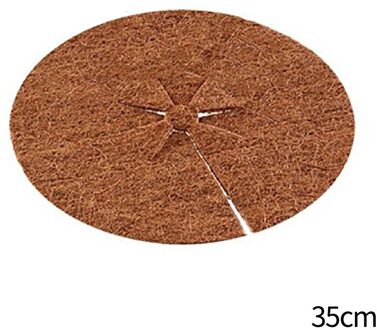 1Pc Planten Cover Potplanten Winter Bescherming Kokosnoot Mulch Cover Mulch Disc Plant Cover Kokosmat Voor Tuinieren 35cm