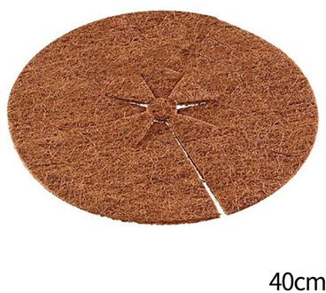 1Pc Planten Cover Potplanten Winter Bescherming Kokosnoot Mulch Cover Mulch Disc Plant Cover Kokosmat Voor Tuinieren 40cm