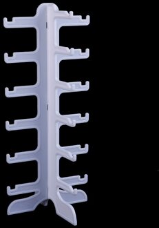 1Pc Plastic 6 Paar Zonnebril Lenzenvloeistof Brilmontuur Rack Display Sieraden Organizer Stand