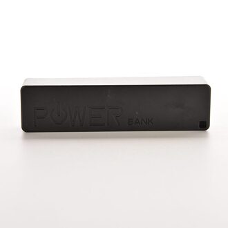 1Pc Plastic Power Bank Doos 18650 5V 1A Externe Batterij Pack Charger Case 6 Kleuren Voor Mobiele telefoon Tabletten Backup Power zwart