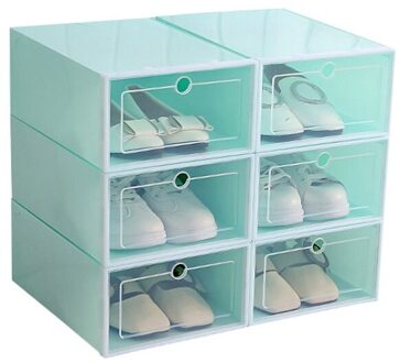 1Pc Plastic Schoenen Doos Transparante Opslag Schoenendoos Lade Organizer Huishoudelijke Diy Schoenendoos Lade Divider Home Storage . LG-groot