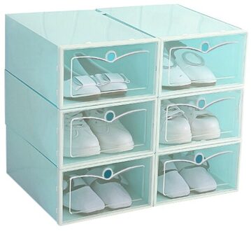 1Pc Plastic Schoenen Doos Transparante Opslag Schoenendoos Lade Organizer Huishoudelijke Diy Schoenendoos Lade Divider Home Storage . SG-klein