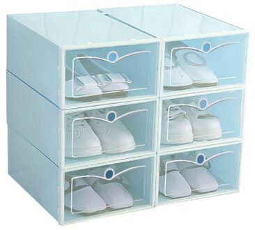 1Pc Plastic Schoenen Doos Transparante Opslag Schoenendoos Lade Organizer Huishoudelijke Diy Schoenendoos Lade Divider Home Storage . SL-klein