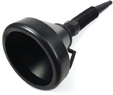 1Pc Plastic Trechter Kan Uitloop Voor Olie Water Brandstof Benzine Benzine Aankomen Auto Accessoires Zwart