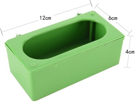 1Pc Plastic Vogel Water Slecht Doos Papegaaien Parkiet Opknoping Vogelbad Kooi Slechte Vogel Slechte Vogel Water Slecht Huisdier Vogel kom als pic