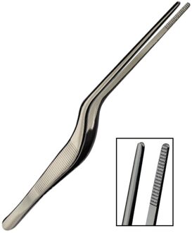 1Pc Plating Tweezer Bbq Clip Barbecue Tang Serveren Presentatie Rvs Zeevruchten Hulpmiddel Keuken Chef Levert zwart