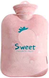 1Pc Pluche Doek Cover Water Injectie Warm Water Fles Warm Te Houden In Winter Spoelen Hand Warmer Wasbare warm Water Fles