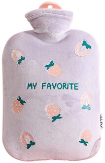 1Pc Pluche Doek Cover Water Injectie Warm Water Fles Warm Te Houden In Winter Spoelen Hand Warmer Wasbare warm Water Fles