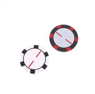 1pc Poker Chip Golf Ball Markers GREAT FATHERS DAY OR BIRTHDAY GIFT plastic New
