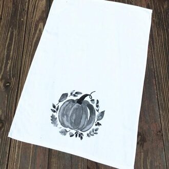 1Pc Pompoenen Theedoek Servet Katoen Theedoek Zachte Absorberende Keuken Schoonmaakdoekje 70X45Cm 65x40cm ontwerp 1