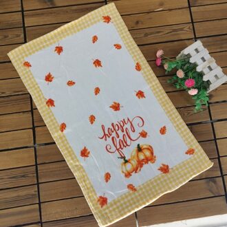 1Pc Pompoenen Theedoek Servet Katoen Theedoek Zachte Absorberende Keuken Schoonmaakdoekje 70X45Cm 65x40cm ontwerp 7