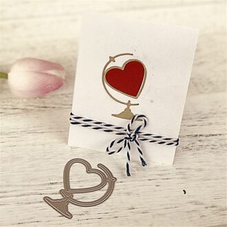 1Pc Pop Liefde Ornamenten Metalen Hart Stansmessen Voor Diy Scrapbooking Album Papier Kaarten