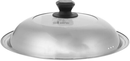 1Pc Pot Cover Roestvrij Staal Glazen Pot Cover Transparante Glazen Raam Pot Deksel