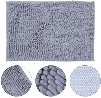 1Pc Praktische Anti-Slip Vloer Pad Deurmat Badkamer Mat Thuis Keuken Mat licht grijs