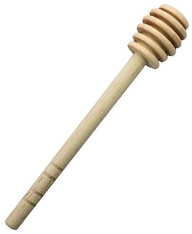 1Pc Praktische Lange Handvat Hout Honing Lepel Mengen Stok Dipper Voor Honing Jarsupplies Keuken Gereedschap