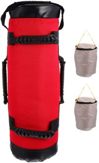 1Pc Praktische Opknoping Oxford Doek Oefening Opleiding Zak Kicking Bag Zandzak Voor Fitness Training Gym rood 15KG