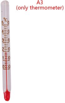 1Pc Praktische Plastic 12 Grids Plastic Reptielen Ei Incubator Lade Hagedis Snake Eieren Hatcher Doos Incubatie Tool Terraria enkel en alleen thermometer