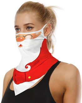 1Pc Print Naadloze Oor Masque Wasbare Herbruikbare Sport Mascherina Sjaal Neck Tube Gezicht Rijden Masker Voor Gezicht Vrouwen Mannen kerst champagne