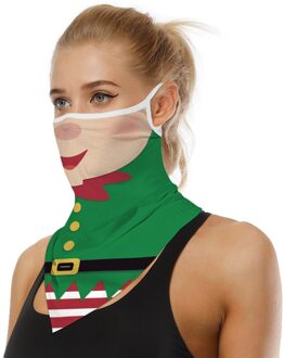 1Pc Print Naadloze Oor Masque Wasbare Herbruikbare Sport Mascherina Sjaal Neck Tube Gezicht Rijden Masker Voor Gezicht Vrouwen Mannen kerst