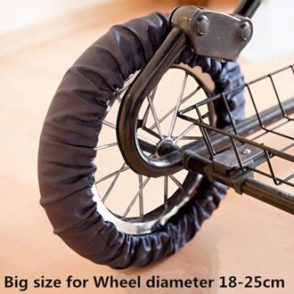 1Pc Pritical Kinderwagen Wiel Stofdicht Cover Beschermende Vloer Schoon Te Houden 2 Maten LA873407 Szie L