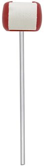 1Pc Professionele Drum Beater Vilt Hamers Bass Kick Drum Hamer Beater Vilt Pedaal Instrumenten Accessoires rood