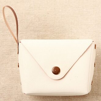 1Pc Pu Leer Mode Vrouwen Portemonnee Mini Draagbare Meisjes Portemonnee Handtas Key Case Candy Kleur wit