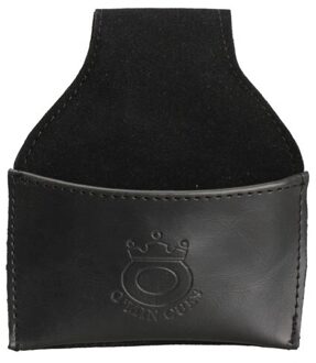 1Pc Pu Zwart Kunstleer Krijt Houder Pouch Met Clip Pool Biljart Snooker Cue Biljart Accessoires Zwart