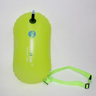 1Pc Pvc Zwemmen Boei Veiligheid Float Air Dry Bag Tow Float Zwemmen Opblaasbare Beursgang Tas Buisvormige Zwembad geel