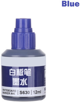 1Pc Refill Inkt Uitwisbaar Whiteboard Marker Pen Inkt Direct Droog Uitwisbare Inkt Vullingen Tool School Kantoorbenodigdheden blauw