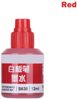 1Pc Refill Inkt Uitwisbaar Whiteboard Marker Pen Inkt Direct Droog Uitwisbare Inkt Vullingen Tool School Kantoorbenodigdheden rood