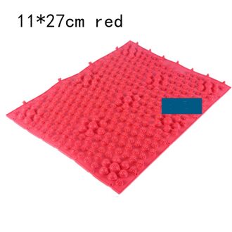 1Pc Reflexologie Voetmassage Pad Teen Druk Plaat Mat Bloedsomloop Shiatsu Mat Rood