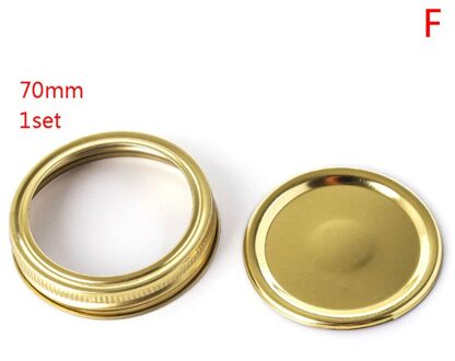 1Pc Regelmatige Mond/Breedte Mond Mason Jar Split-Type Deksels Afdichting Lekvrije Veilige Mason Opslag Massief caps