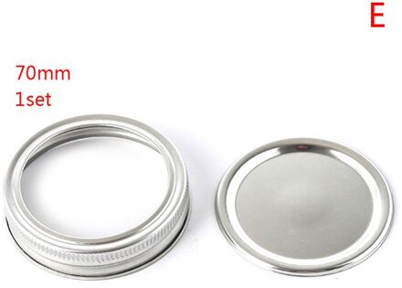 1Pc Regelmatige Mond/Breedte Mond Mason Jar Split-Type Deksels Afdichting Lekvrije Veilige Mason Opslag Massief caps