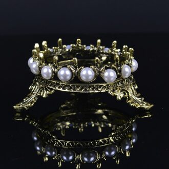 1Pc Retro Salon Manicure Borstel Pen Houder 1Pcs Nail Art Brush Schilderen Pen Ondersteuning Crown Vorm Pen Borstel houder Rack 02